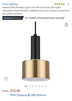 Single mini light pendant