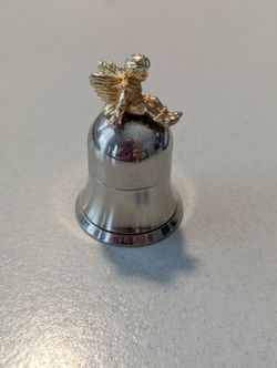 Vintage Silver Plated Tooth Fairy Box/Bell