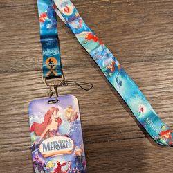 Disney Little Mermaid Ariel ID Badge Holder 