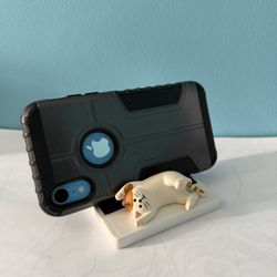 Bolley Joss Cute Cat-Laptop Phone Holder – Resin Desk Figurine Stand