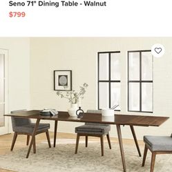 Article Mid Century Dining Room Table