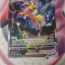 JUMBO Oversized Jolteon VMAX Card Alt Art SWSH184 Pokémon Premium Collection NM