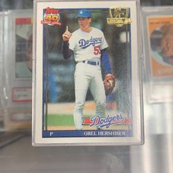 1991 Topps Desert Shield Orel Hershiser #690