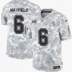 Baker Mayfield #6 Nike On-Field Bucs Salute To Service Jersey NEW