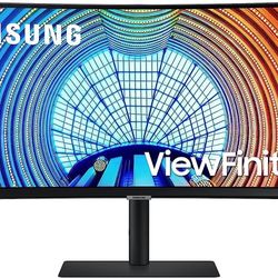 SAMSUNG Viewfinity S65UA Series 34-Inch Ultrawide QHD Curved Monitor, 100Hz, USB-C, HDR10 (1 Billion Colors), Height Adjustable Stand, TUV-certified
