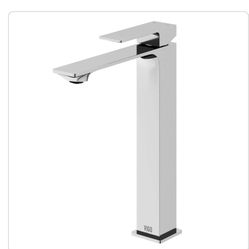 Vigo Dunn Single Handle Single-hole Batroom Vessel Faucet In Crome