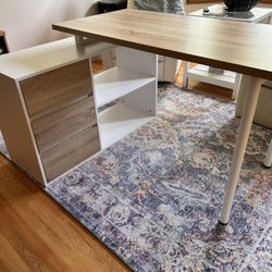 New! Litgard 53” W L-Shaped Desk