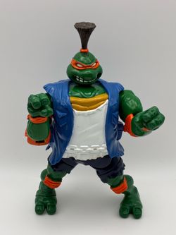 Vintage 1994 TMNT Kung Fu Michaelangelo Tournament Fighters Figure – Action Not Working