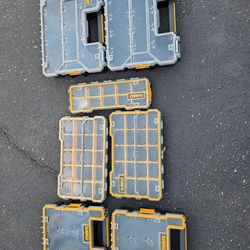 Dewalt Parts Organizer boxes