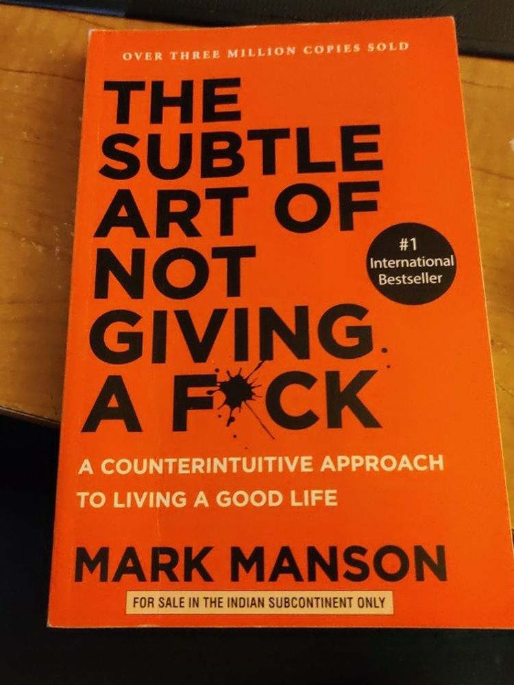 Book The Subtle Art Of Not Giving A F*Ck
