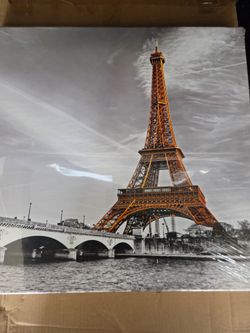 Eiffel Tower Canvas Art Paris Wall Decor