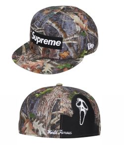 Supreme GhostFace New era Camo Hat