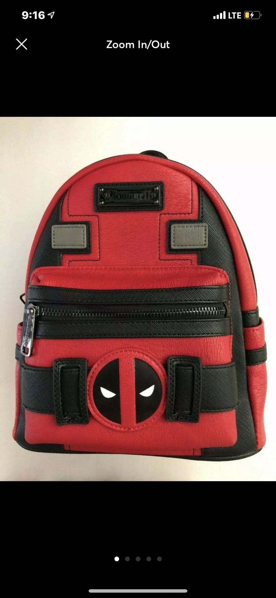 Loungefly Marvel DEADPOOL mini Backpack