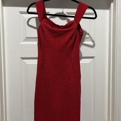 Woman’s Red Dress