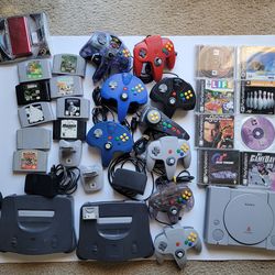 Nintendo 64 complete with games 2X Playstation 1 complete with games