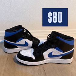 Authentic Air Jordan 1 Mid ‘Racer Blue’ Men’s Size 10 LIKE NEW - Sneakers, Nikes, Air Jordan, Collectible, Street wear