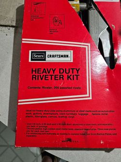 Craftsman Heavy Duty Riveter Kit