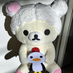 San-X Rilakkuma Korilakkuma Bubble Bath plush With Penguin 🐧
