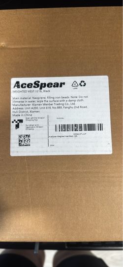 ACE Spear 12 lb Weighted Vest – Black