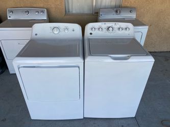 Gas dryer GE and washer GE 60 days of warranty free delivery and installation