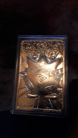 1999 24KT PLATED  TOGEPI POKEMON CARD 