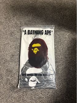 White bape tee large