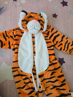 Toddler Tiger Costume Fleece Onesie