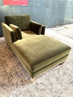 Large Chaise Velvet Chaise Lounge NEW FREE DELIVERY 
