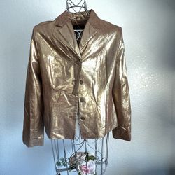 Express World Brand gold Jacket Size 7/8