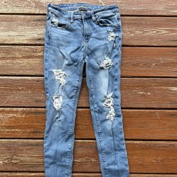 Dark Wash AE Skinny Jeans