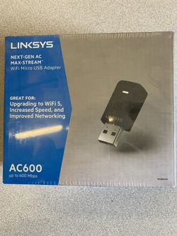 LINKSYS Next-GEN AC Max Stream WiFI Micro USB Adapter
