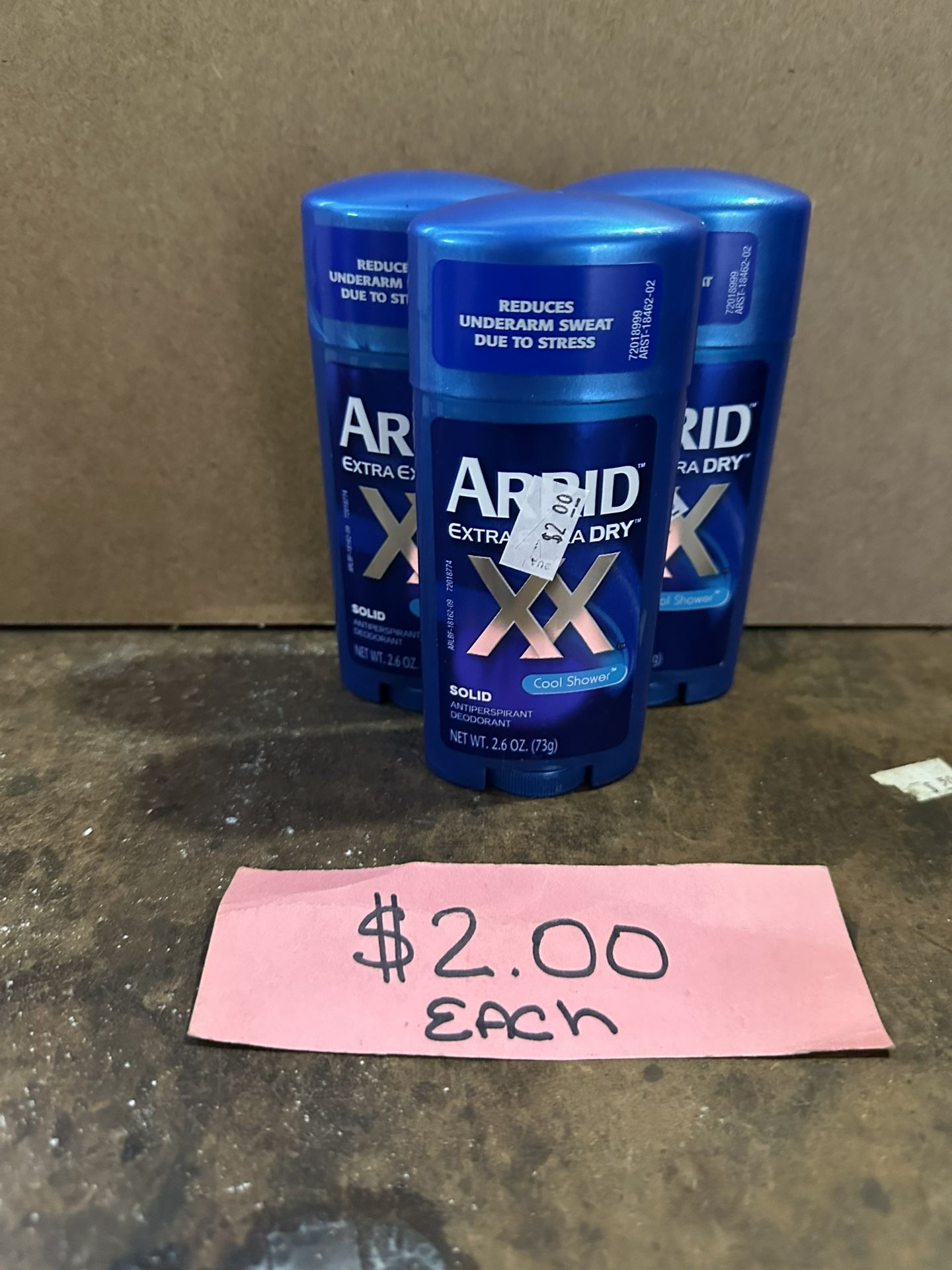 Arrid Deodorant