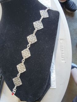 Silver Toned Bracelet/Anklet