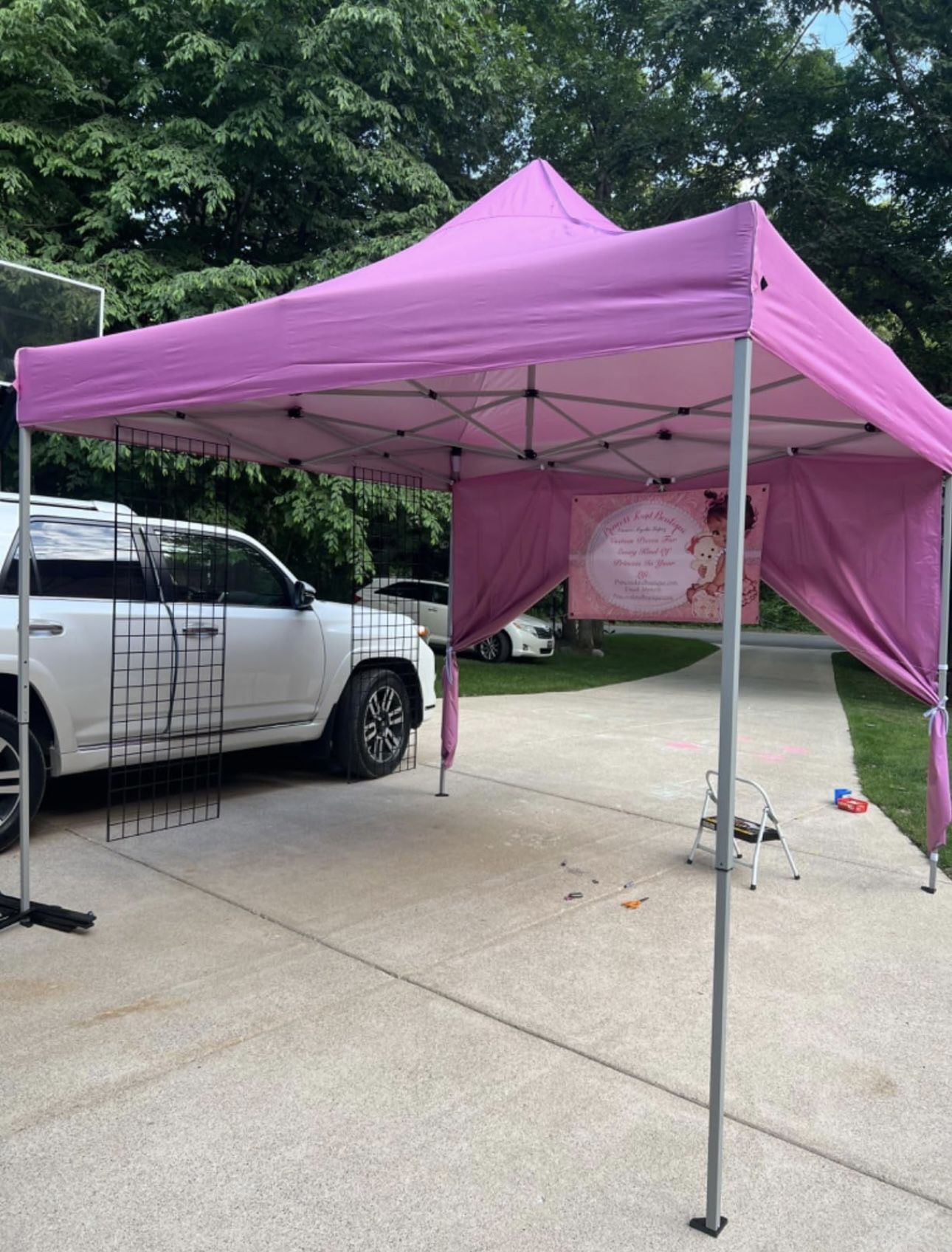 10x10 FT Pop up Canopy Tent Enclosed Instant Canopy Shelter