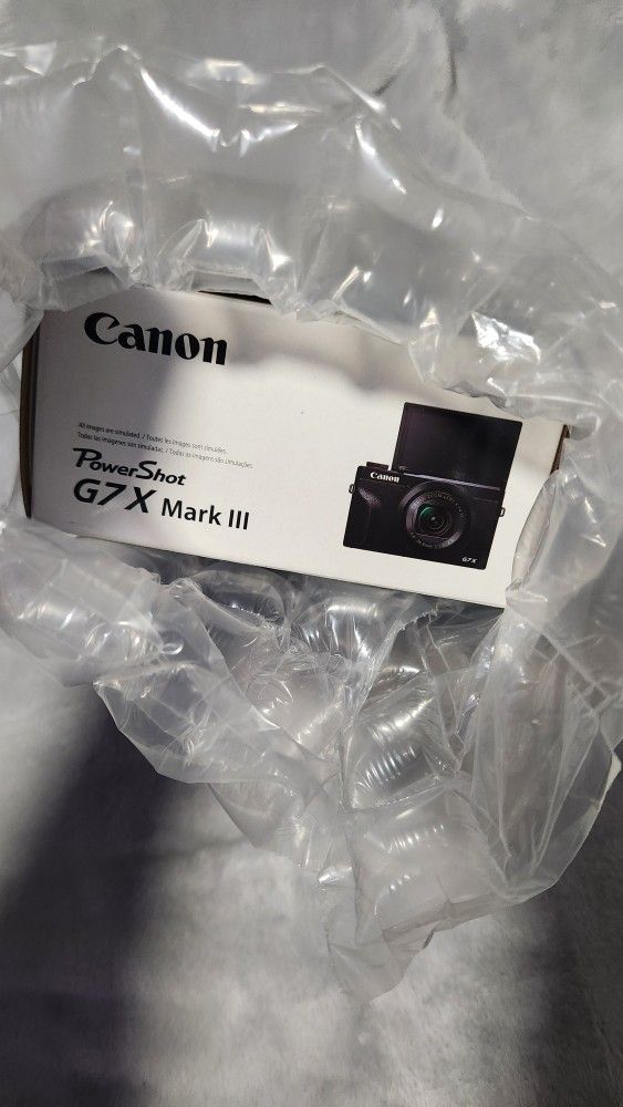 Brand New Canon PowerShot G7 X Mark III 20.1MP 4K Digital Camera Black