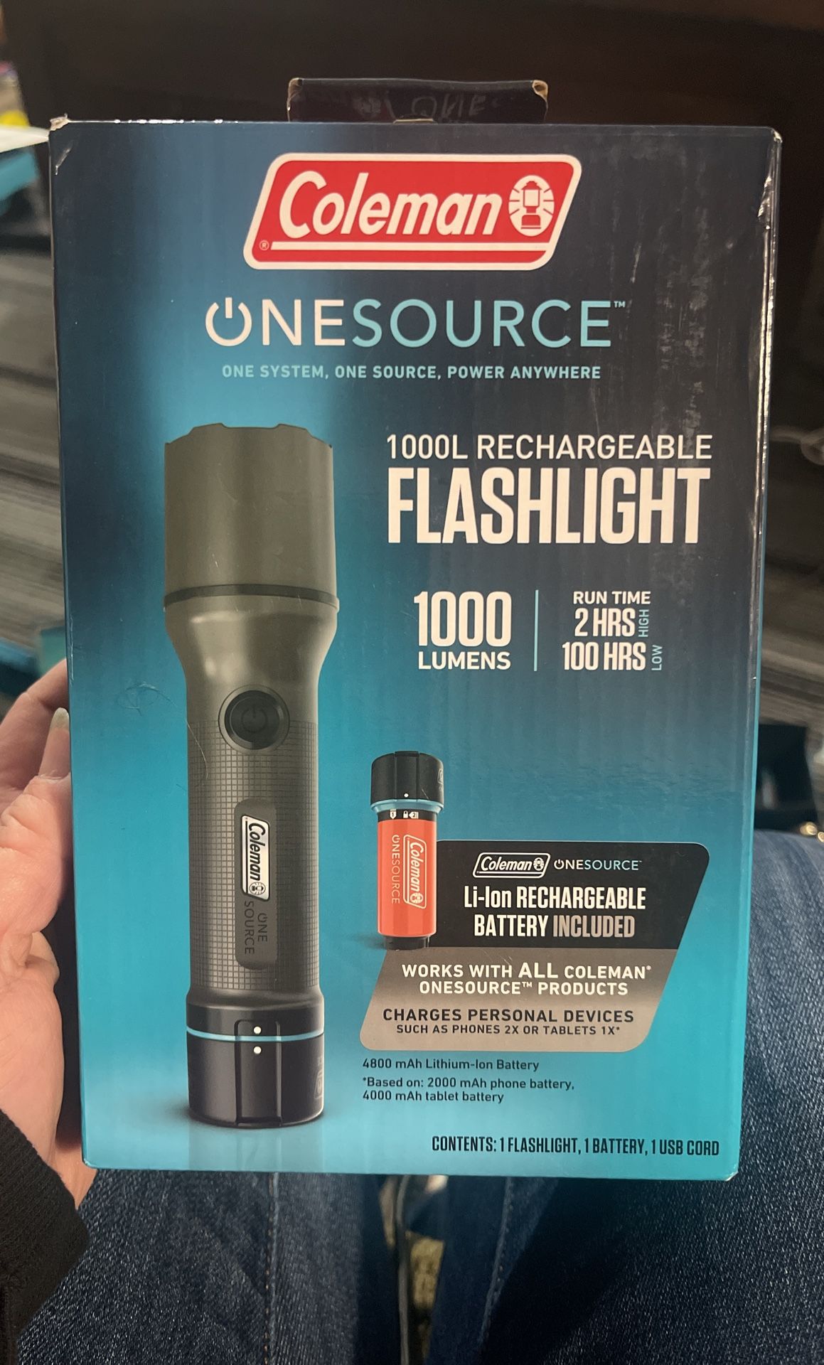 Coleman Onesource Rechargeable Flashlight