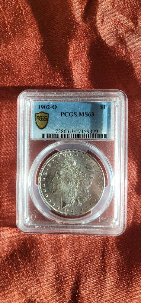 1902 O Morgan Silver Dollar Graded MS63