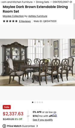 9 piece dinning set