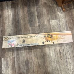 Carl Goldberg Piper Cub 1985 Anniversary Kit K-63 RC Airplane AS IS