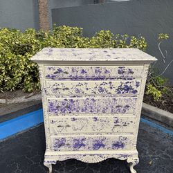 Beautiful solid wood dresser furniture flip makeover