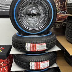 13x7 100 Spokes Wire Wheels