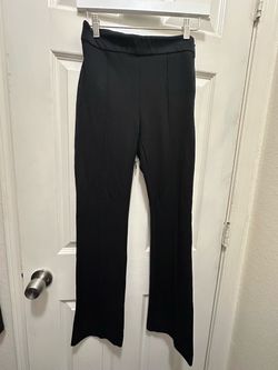 Ann Taylor Black High-Waist Flare Pants