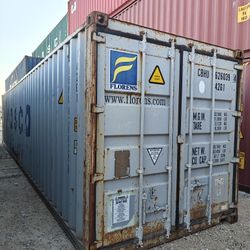 40ft x 8ft Wind & Water Tight Shipping Containers For Sale 