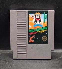 Wild Gunman Nintendo NES 5 Screw Cartridge Black Label Game
