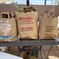 $5 for 3 Grocery Bags of Brown Butcher Paper *use for packing, mailing, composting, mulching, gardening etc 