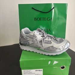 Bottega Veneta silver trainers