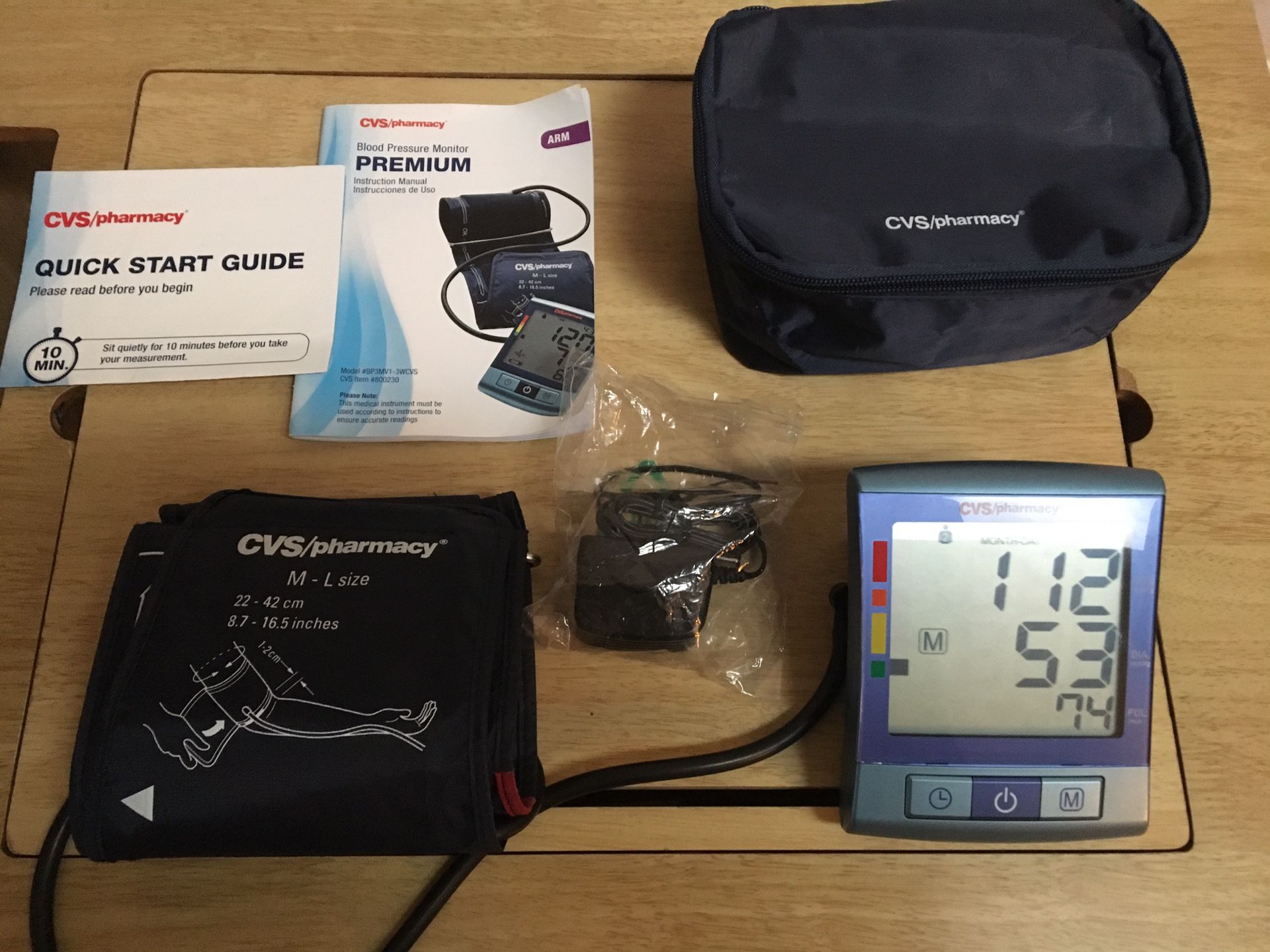 CVS Health Premium Automatic Blood Pressure Monitor