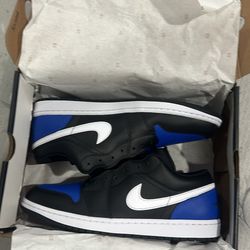 Jordan 1 Low: Royal Black Toe