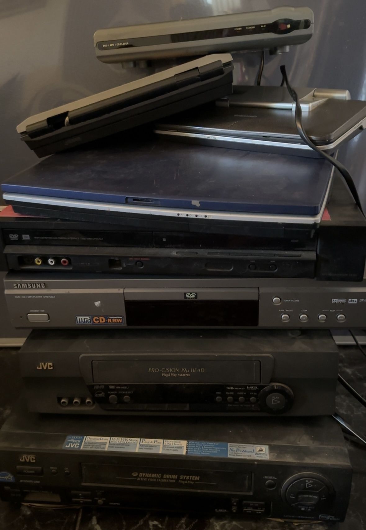 VHS/DVD & Laptop