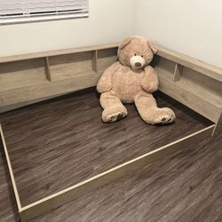Oliah Full Bookcase Storage Bed